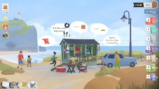 街の海辺で小さな本屋を開く経営シムは日本語にも対応！多くの本を取り揃え、さまざまな人と交流しよう―採れたて！本日のSteam注目ゲーム15選【2025年8月8日】