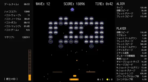 『ZENVADER（ゼンベーダー）』配信中。禅（ゼン）の境地に至るローグライト弾幕インベーダーゲーム。『ホロウナイト』などを日本語化したゲーム翻訳者が開発