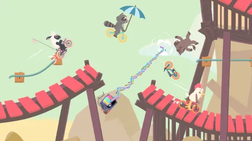 妨害万歳パーティーゲーム『Ultimate Sheep Raccoon』、「8人マルチ対応」無料デモ版配信へ。8月15日から期間限定、さらにハチャメチャに試せる