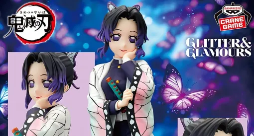『鬼滅の刃』胡蝶しのぶがGLITTER＆GLAMOURSフィギュアに登場。美貌に加えて上品なポーズや髪などのグラデも見どころ
