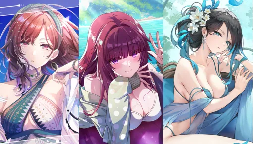『シャニソン』『雀魂』『カゲマス』など全7タイトルを紹介。人気スマホゲーム夏イベント特集【水着キャラコレクション2025その6】
