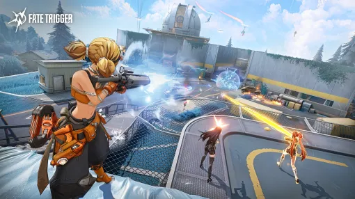 「運命のトリガー」，浮遊都市で繰り広げられるアニメ調バトロワを体験。高低差の激しいマップで立体的な戦いが楽しめる［gamescom］