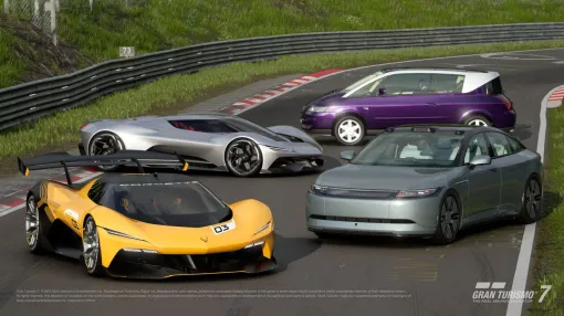 『グランツーリスモ7』ソニー・ホンダモビリティ“AFEELA 1 ’26”はじめ“シボレー コルベット CX Concept ’25”など４台が追加。本日（8/28）配信