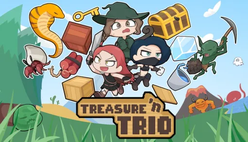 韓国の1人インディーゲーム開発チームTNT、倉庫番ベースのファンタジーパズルゲーム『Treasure `n Trio』を10月10日にSteamで発売 韓国の1人インディーゲーム開発チームTNT、倉庫番ベースのファンタジーパズルゲーム『Treasure `n Trio』を10月10日にSteamで発売