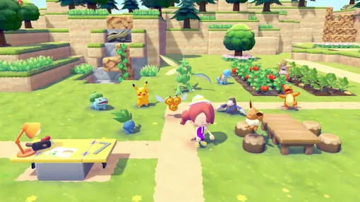 「ポケモン」と「マイクラ」と「どうぶつの森」が合体したような新作『ぽこ あ ポケモン』が発表