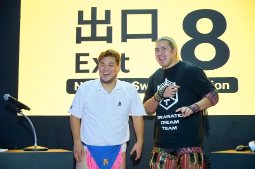 「8番出口」にプロレスラーの男色ディーノさんと納谷幸男さんが挑戦。果たして脱出できるのか。4Gamerブースステージレポート［TGS2025］