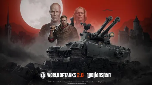「World of Tanks」×「Wolfenstein」コラボを10月2日から開催。B.J.ブラスコヴィッチをはじめレジスタンスチームが登場 「World of Tanks」×「Wolfenstein」コラボを10月2日から開催。B.J.ブラスコヴィッチをはじめレジスタンスチームが登場