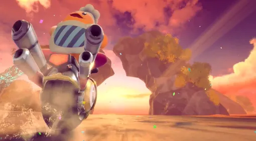 「カービィのエアライダー」桜井氏が新コース「フォーリス」の解説動画を公開。ダイナミックな滝下りのあるダウンヒル