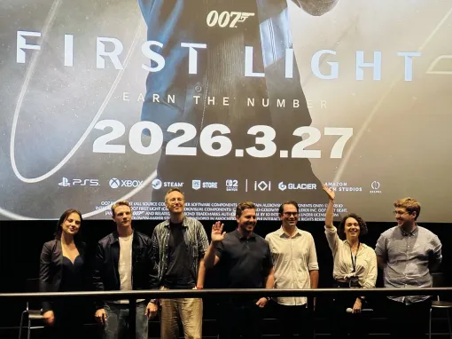 『007 First Light』披露会レポート。映画館のスクリーンで圧巻のシネマティック&奇想天外ゲームプレイ鑑賞、そして新ジェームズ・ボンド登場 『007 First Light』披露会レポート。映画館のスクリーンで圧巻のシネマティック&奇想天外ゲームプレイ鑑賞、そして新ジェームズ・ボンド登場