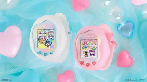 Tamagotchi Uniの新色,オーロラピンク/プリズムホワイトを10月10日より受注販売。プレミアムバンダイ限定商品