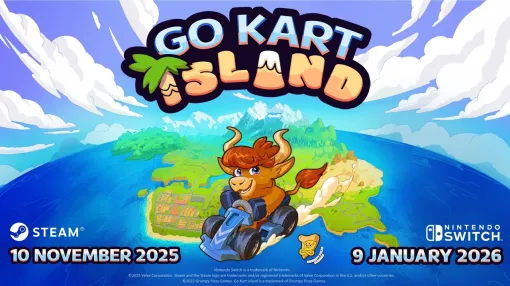 Grumpy Pizza Games、オープンワールドカートレースゲーム『Go Kart Island』Steam版を2025年11月10日、Switch版で26年1月9日にリリース