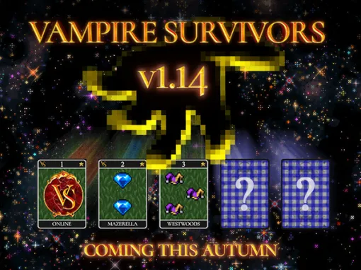 『Vampire Survivors(ヴァンパイアサバイバーズ)』待望の協力オンラインプレイモードがPCとCS向けに今秋正式実装予定! 『Vampire Survivors(ヴァンパイアサバイバーズ)』待望の協力オンラインプレイモードがPCとCS向けに今秋正式実装予定!