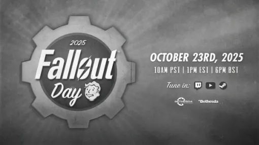 「Fallout Day」日本時間10月24日2時開催決定。『Fallout』に関するニュース、コミュニティのお祝いなど最新情報をお届け