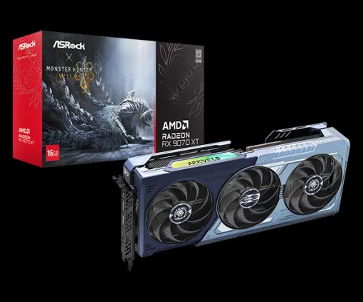 『モンハンワイルズ』コラボASRock「Radeon RX 9070 XT」699ドルで11月21日発売―海外通販サイトで予約開始。日本でも販売予定