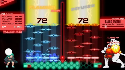 どのキーを叩いても正解になる“チート”リズムゲーム『PROJEKT GODHAND』試遊感想。常識とキーボードを壊して、音ゲーの原始的な楽しさを味わう