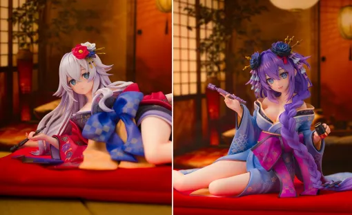 『閃乱忍忍忍者大戦ネプテューヌ』パープルハート、ブラックハートの妖艶な着物姿を再現したフィギュアが予約受付中。3Dクリスタルが付属する限定セットも 『閃乱忍忍忍者大戦ネプテューヌ』パープルハート、ブラックハートの妖艶な着物姿を再現したフィギュアが予約受付中。3Dクリスタルが付属する限定セットも