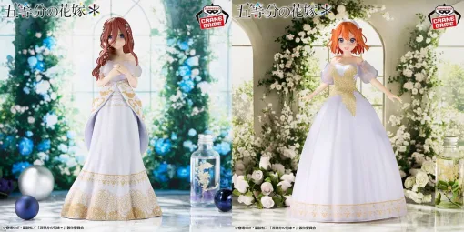 『五等分の花嫁』三玖と四葉がアニメ原画展のウエディング衣装フィギュアにラインナップ。華やかな衣装の再現度や性格を表現した表情に注目 『五等分の花嫁』三玖と四葉がアニメ原画展のウエディング衣装フィギュアにラインナップ。華やかな衣装の再現度や性格を表現した表情に注目