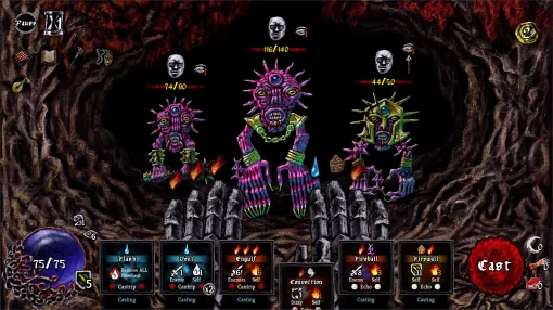 手持ちのカードに合わせて指を動かし，魔法を発動するローグライクデッキビルダー「Pluto」，体験版をSteamでリリース