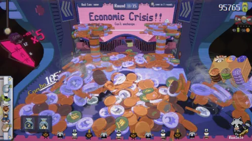 はちゃめちゃコイン落としローグライク『RACCOIN: Coin Pusher Roguelike』デモ版配信!特殊効果を組み合わせて一攫千金 はちゃめちゃコイン落としローグライク『RACCOIN: Coin Pusher Roguelike』デモ版配信!特殊効果を組み合わせて一攫千金