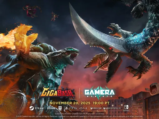 ガメラvsゴジラvsウルトラマンが同じアリーナに!怪獣対戦アクション『GigaBash』DLC第7弾でガメラとギロン参戦決定 ガメラvsゴジラvsウルトラマンが同じアリーナに!怪獣対戦アクション『GigaBash』DLC第7弾でガメラとギロン参戦決定