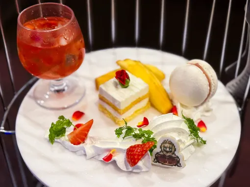 『オクトラ大陸の覇者』5周年パセラコラボ感想。オーシュットの野性味溢れるドリンクの絵が好きすぎる。ヌン活にもオススメな“リア充セット”はビジュも強くてデザートとおつまみ豆メニューが楽しめて超贅沢！