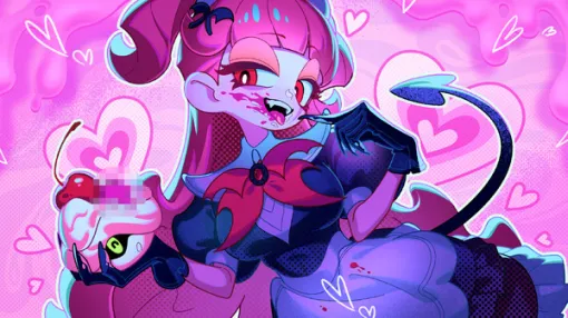 人外美少女メイドに食べられたい!カートゥーン調のダークラブコメなローグライト『Inferno Cafe』が初出展―Steamでのリリース目指して開発中【デジゲー博 2025】 人外美少女メイドに食べられたい!カートゥーン調のダークラブコメなローグライト『Inferno Cafe』が初出展―Steamでのリリース目指して開発中【デジゲー博 2025】