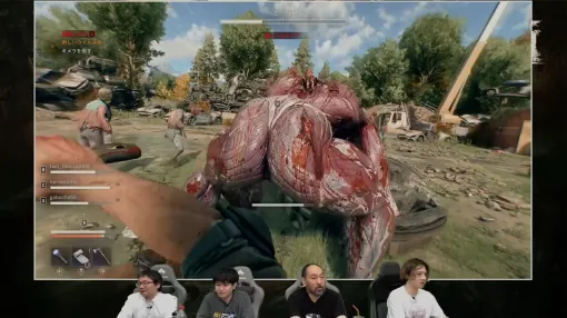 『ダイイングライト：ザ・ビースト』新人声優・司波悠真が電撃オンラインの猛者とともにベヒーモスと対峙。狙うはお尻！