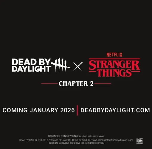 「Dead by Daylight」，「ストレンジャー・シングス 未知の世界」と再びコラボ。 Chapter2を2026年1月に配信