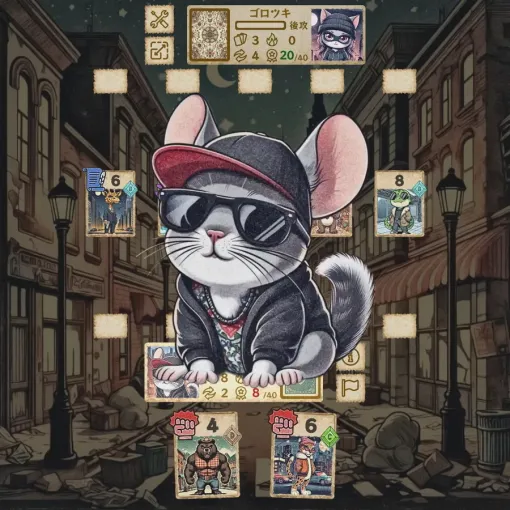 Kojika Games、デッキ構築型オンライン対戦カードゲーム『ゴロツキパラダイス』テストバージョンを12月6日にリリース