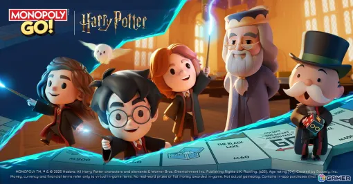 「MONOPOLY GO!」で映画「ハリー・ポッター」コラボが12月10日より開催！ホグワーツ城やダイアゴン横丁などをイメージしたマップが登場
