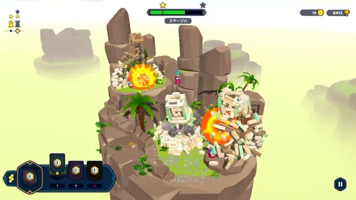 指1本で城塞をぶち壊す「Castle Crumble」。物理演算による破壊の美学を味わおう（今日から始めろApple Arcade #54）