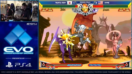 格闘ゲームの祭典「EVO Japan」新メイン種目『ヴァンパイアセイヴァー』では「ガード不能禁止」ルールあり。ただし“申告制チャレンジ”風ルールに