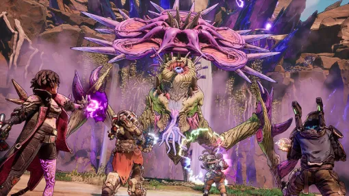 「ボーダーランズ4」,初のレイドボス「無敵のブルームリーパー」の無料配信を開始。UVHMで素早く倒すと,4種の新MODなどが手に入る 「ボーダーランズ4」,初のレイドボス「無敵のブルームリーパー」の無料配信を開始。UVHMで素早く倒すと,4種の新MODなどが手に入る