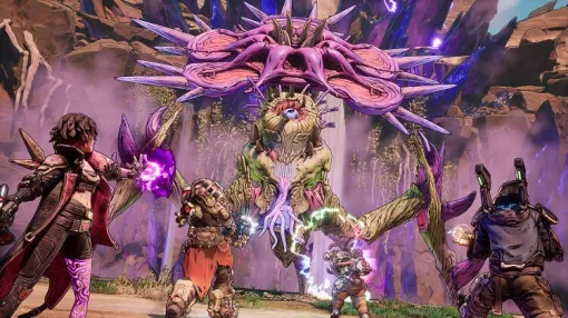 『ボーダーランズ4』レイドボス第1弾“無敵のブルームリーパー”が配信開始。高難度モードで倒すと5つの新装備と4つの新クラスMODが手に入る 『ボーダーランズ4』レイドボス第1弾“無敵のブルームリーパー”が配信開始。高難度モードで倒すと5つの新装備と4つの新クラスMODが手に入る