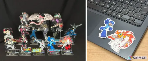 カプコンストアのメインビジュアルを使ったアクスタ＆ステッカーが発売！「ロックマン」「逆転裁判」「モンスターハンター」など14作品が大集合
