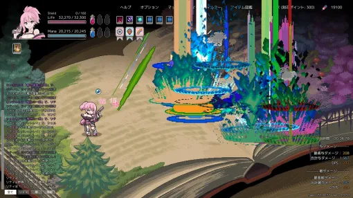 個人ゲーム開発者のmakz、ローグライト・オートバトル『ELbab』早期アクセス版を配信！無限に続く図書館を進め