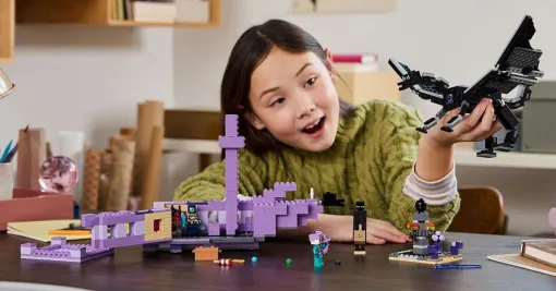 『LEGO（レゴ）マインクラフト エンダー ドラゴンとエンドシップ』が登場。エンダー ドラゴンは可動式、クリスマスプレゼントにもオススメ！
