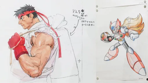 大カプコン展で『ストリートファイター』『ロックマンX』『ヴァンパイア』などの手描き資料を新展示。残されたメモ書きも味わい深い作品記録 大カプコン展で『ストリートファイター』『ロックマンX』『ヴァンパイア』などの手描き資料を新展示。残されたメモ書きも味わい深い作品記録