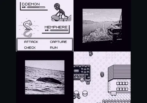 『ポケモン赤緑』風ドット絵＆システムなGBカメラ撮影実写映像が特徴のホラゲー『Encryptid』―ゲームボーイ実機でも動作予定