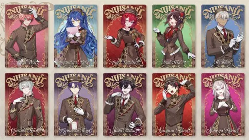 【にじさんじ】ウエハース2のカードデザイン初公開。剣持刀也や加賀美ハヤト、リゼ・ヘルエスタなどがラインアップ