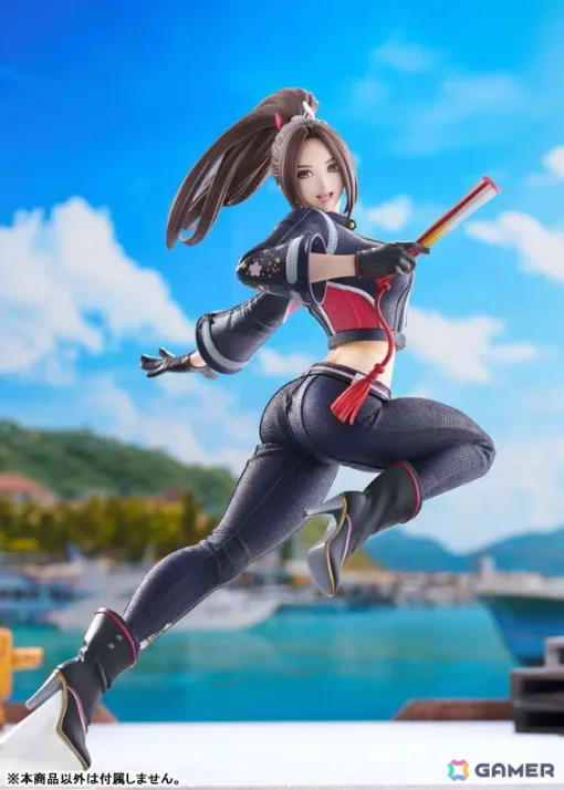 「餓狼伝説 City of the Wolves」スタイリッシュかつセクシーなライダースーツに身を包んだ不知火舞がフィギュア化！ゲーム内モデルに基づき忠実に再現