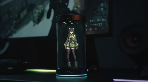 美少女や『LoL』伝説プレイヤーがゲーミングライフをサポート！？Razerの卓上AIコンパニオンが近未来的