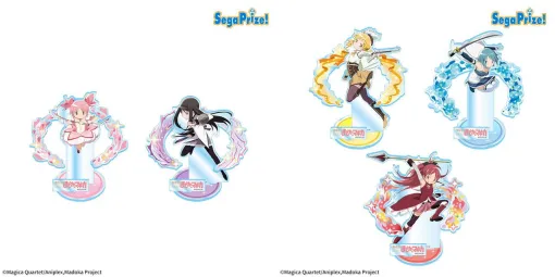 『魔法少女まどか☆マギカ』角度を変えても楽しめるアクリルジオラマ登場。まどか、ほむら、マミ、さやか、杏子の5人がラインナップ