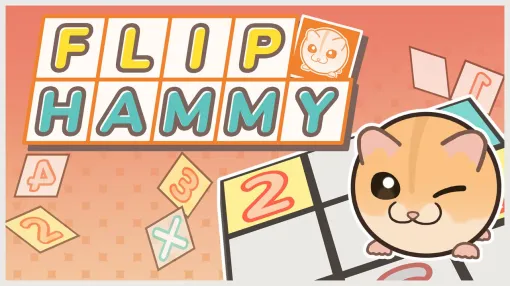 表面と裏面を切り替えて解く新作パズルゲーム『Flip Hammy』が1/13に発売。ハムちゃんを操作して、150を超えるステージに挑戦