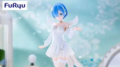 『リゼロ』レムのBiCute Pureフィギュアが展開開始。背中の小さな羽や柔らかな表情が魅力