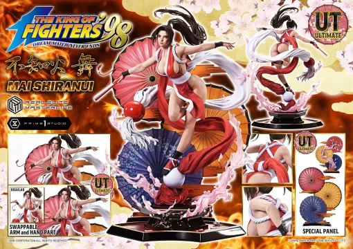 「THE KING OF FIGHTERS ’98」，不知火 舞の1/4スケールスタチューが登場。プライム1スタジオのオンラインストアで予約受付を開始