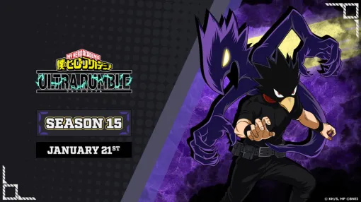 バンダイナムコENT、『僕のヒーローアカデミアULTRA RUMBLE』でシーズン15開幕…新たなプレイアブルキャラ「常闇踏陰」参戦＆セルラン5位浮上