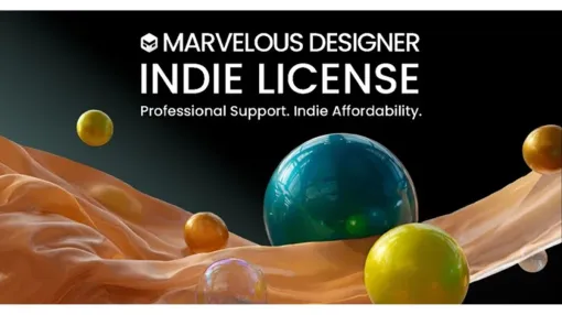 3DCG衣装制作ツール「Marvelous Designer」に「Indie License」が新登場。年間売上が50万ドル未満の小規模法人が対象