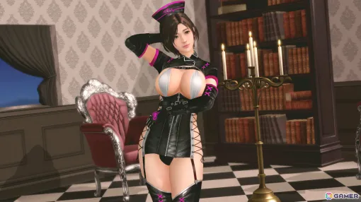 「DEAD OR ALIVE XVV」黒を基調とした大胆なSSR水着「ブラック・キュリオシティ」がトレンドコーデガチャに登場！