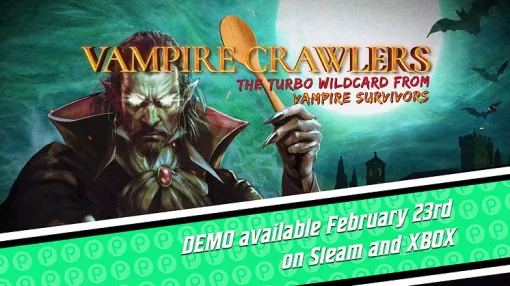 poncle、『Vampire Survivors』スピンオフ作品『Vampire Crawlers』デモ版をSteam Next FestとXbox Game Passで配信